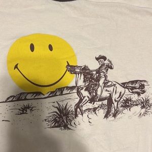 Oversized smiley shirt from tillys